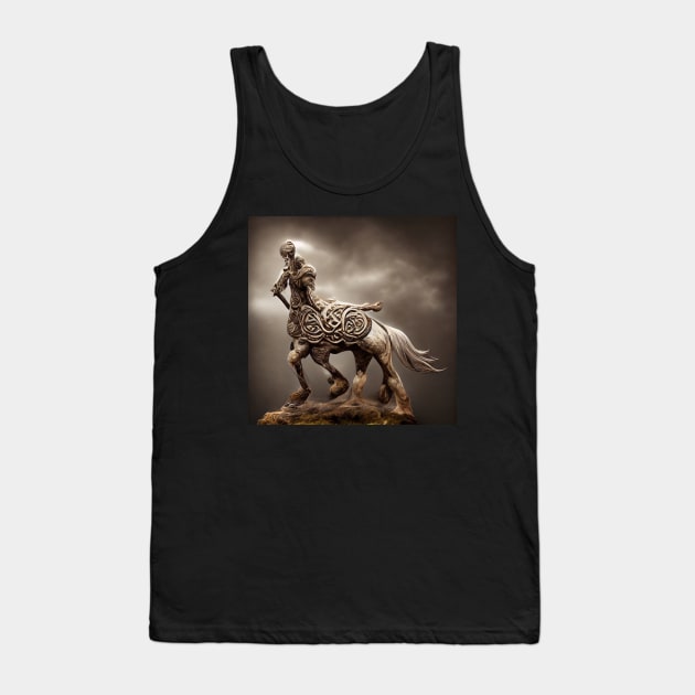 celtic warrior statue Tank Top by heartyARTworks